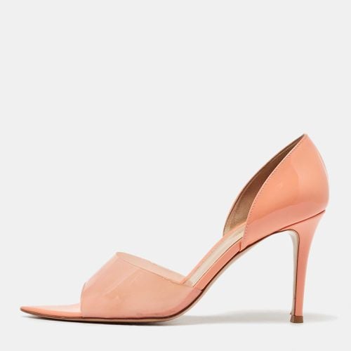 Coral PVC and Patent Leather Bree Pumps Size 40 - Gianvito Rossi - Modalova