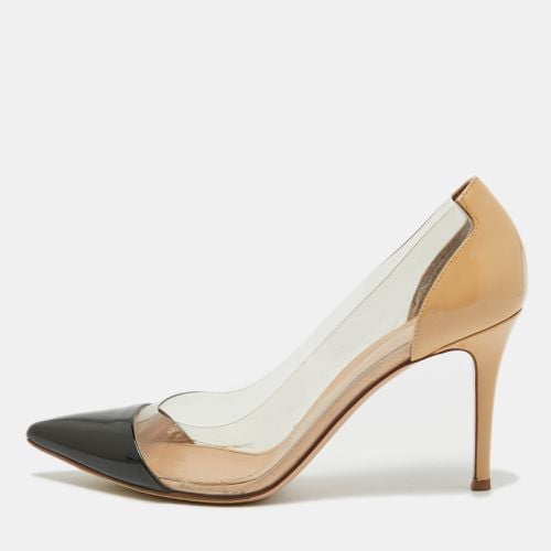 Beige Patent and PVC Plexi Pumps Size 40 - Gianvito Rossi - Modalova