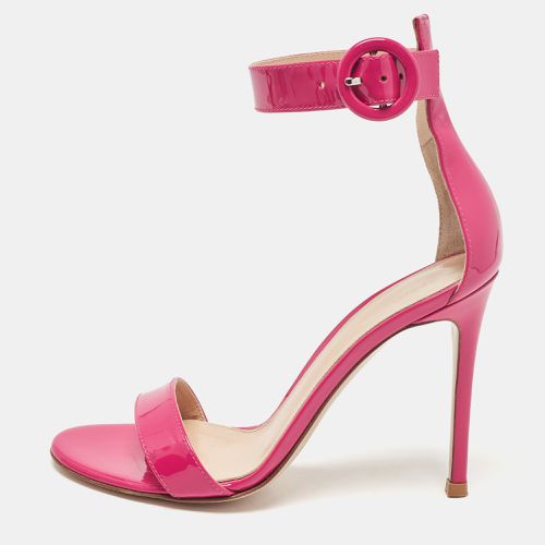 Patent Leather Portofino Ankle Strap Sandals Size 35 - Gianvito Rossi - Modalova