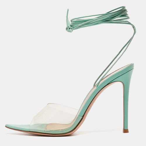 Leather Ankle Wrap Sandals Size 38 - Gianvito Rossi - Modalova