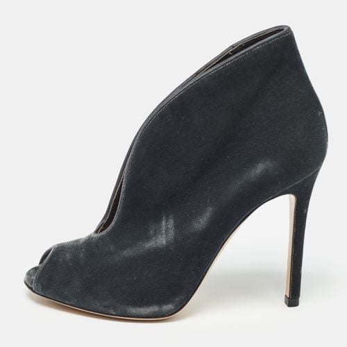 Velvet Vamp Booties Size 36 - Gianvito Rossi - Modalova