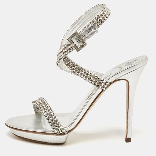 Leather Ankle Strap Sandals 39.5 - Gina - Modalova