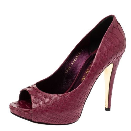 Python Peep Toe Platform Pumps Size 37 - Gina - Modalova