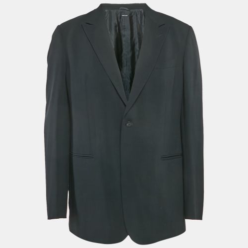 Wool Single Breasted Blazer XXL - Giorgio Armani - Modalova