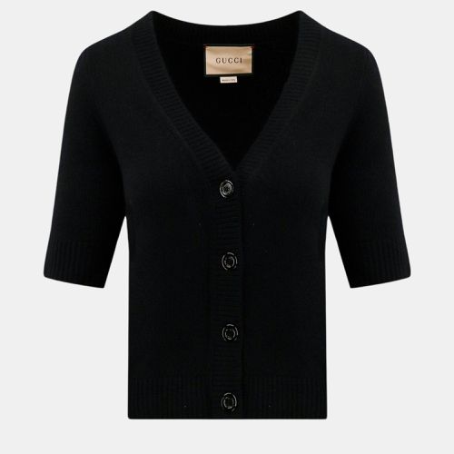 Gucci Black Cardigan Knitwear 5 - Gucci - Modalova