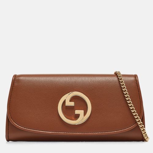 Leather Blondie Wallet on Chain - Gucci - Modalova