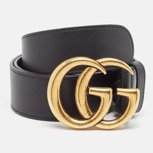 Leather GG Marmont Buckle Belt 75CM - Gucci - Modalova