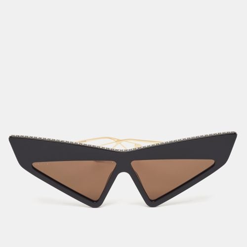 GG0430S Crystals Embellished Geometric Sunglasses - Gucci - Modalova