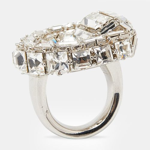 Crystals Tone Ring Size 49 - Gucci - Modalova