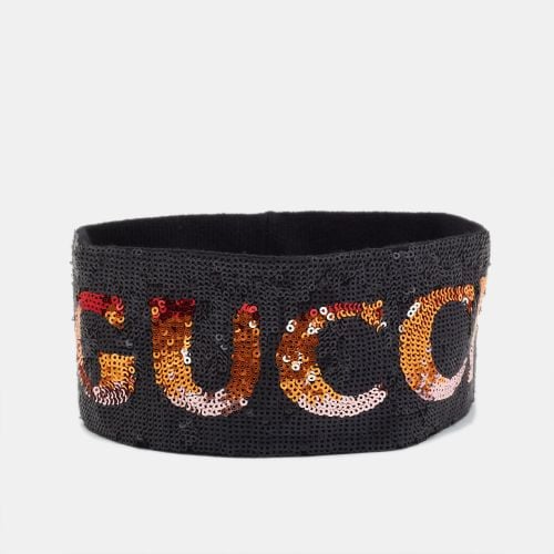 Logo Print Sequin Headband and Wristband Set S - Gucci - Modalova