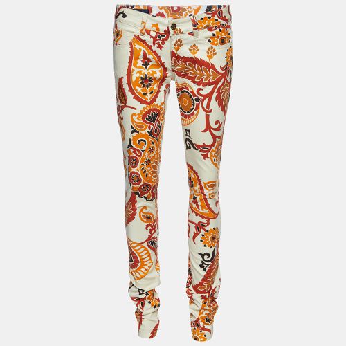 Paisley Print Cotton New Leggings Pants S/Waist 30" - Gucci - Modalova