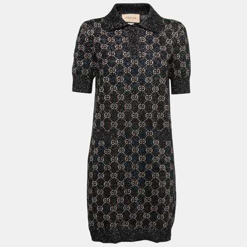 GG Supreme Jacquard Lurex Knit Mini Polo Dress XL - Gucci - Modalova