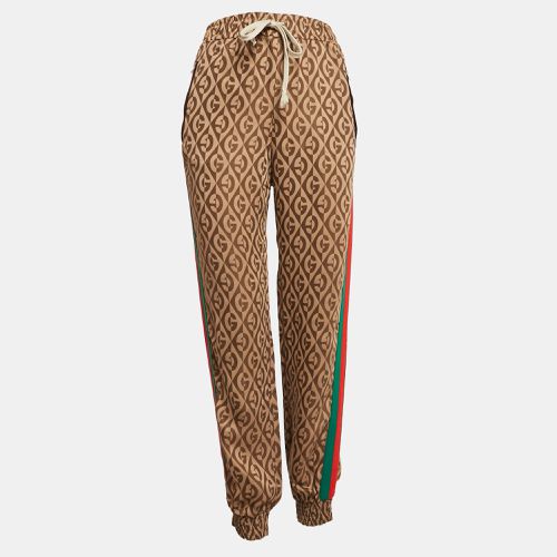 Logo Jacquard Crepe Trackpants S - Gucci - Modalova