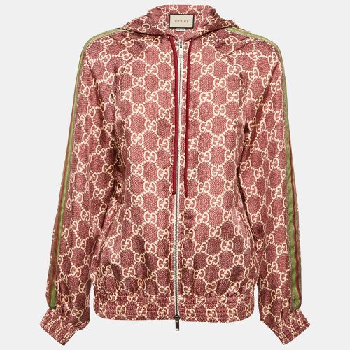 GG Supreme Silk Zip-Up Jacket XS - Gucci - Modalova