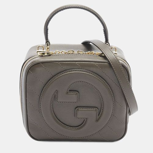 Gucci Blondie Leather Top Handle - Gucci - Modalova