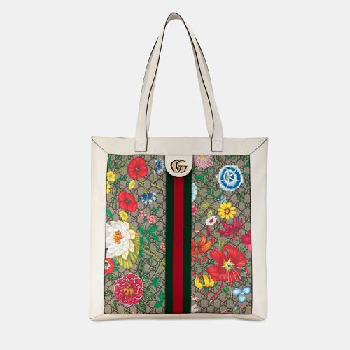 Multicolour GG Supreme Flora Ophidia Tote Bag - Gucci - Modalova