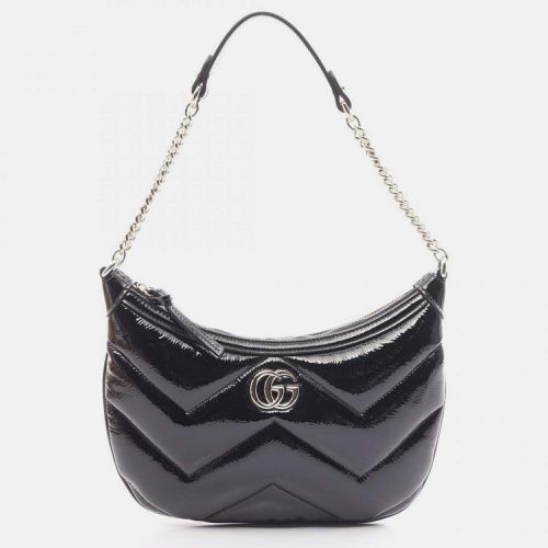 Patent Leather GG Marmont Small Shoulder Bag - Gucci - Modalova