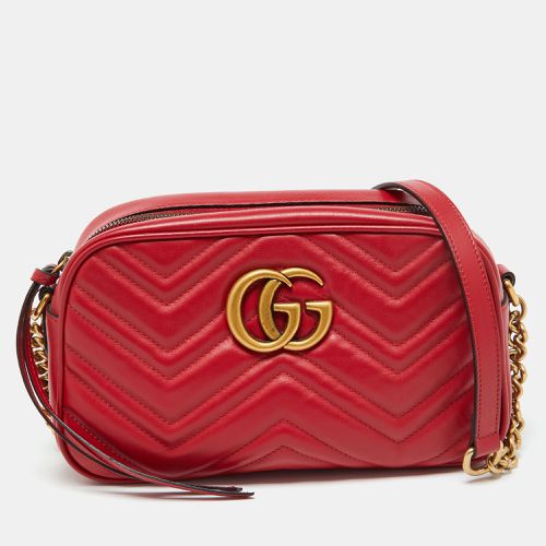 Matelassé Leather Small GG Marmont Shoulder Bag - Gucci - Modalova