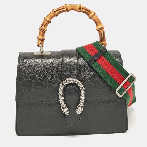 Leather Medium Dionysus Bamboo Top Handle Bag - Gucci - Modalova