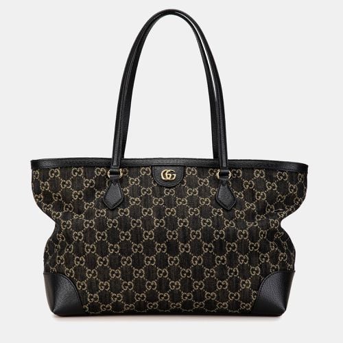 Medium GG Denim Ophidia Shopping Tote Bag - Gucci - Modalova