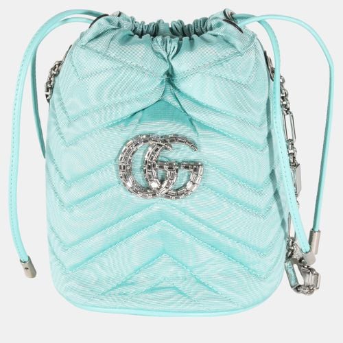 Fabric Crystal GG Mini Marmont Bucket Bag - Gucci - Modalova