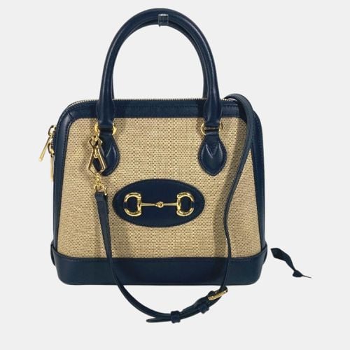 X Dark Navy Horsebit 1955 Shoulder Bag - Gucci - Modalova