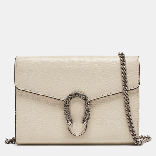 Off Leather Mini Crystals Dionysus Shoulder Bag - Gucci - Modalova