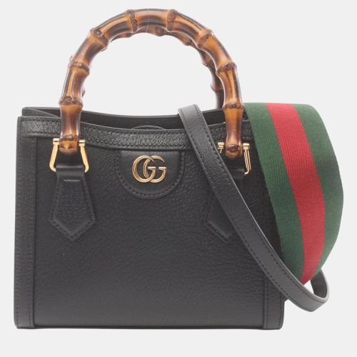 Leather Diana Bamboo Tote Bag - Gucci - Modalova