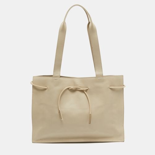 Leather Drawstring Bow Tote - Gucci - Modalova