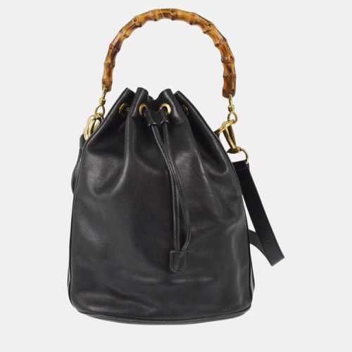 Bamboo Drawstring Handbag - Gucci - Modalova