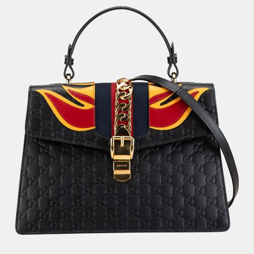 Medium ssima Sylvie Top Handle Satchel - Gucci - Modalova