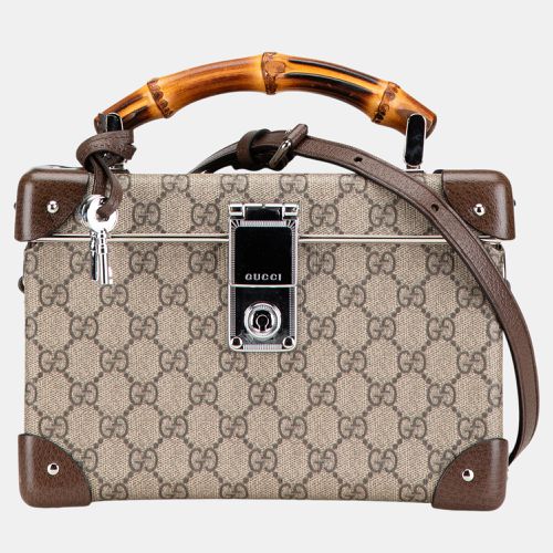 Brown GG Supreme Bamboo Vanity Bag - Gucci - Modalova