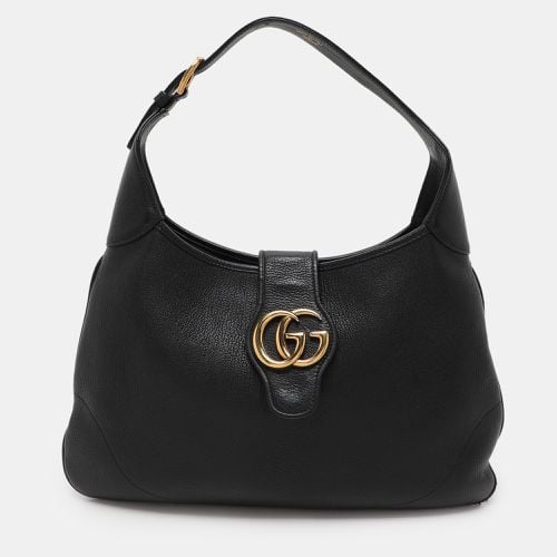 Gucci Black Leather Aphrodite Hobo - Gucci - Modalova