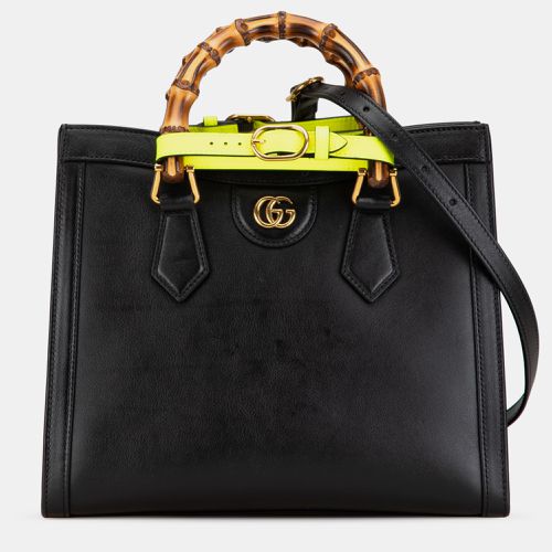 Small Leather Bamboo Diana Satchel - Gucci - Modalova