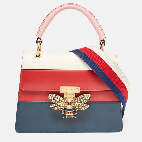 Leather Small Queen Margaret Top Handle Bag - Gucci - Modalova