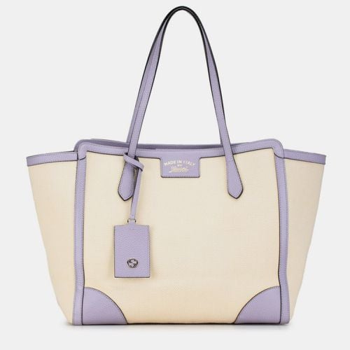 Gucci Brown Canvas Swing Tote Bag - Gucci - Modalova