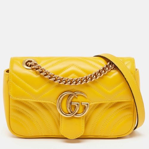 Matelassé Leather Mini GG Marmont Shoulder Bag - Gucci - Modalova