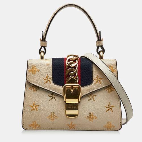 Mini Sylvie Bee Star Top Handle Bag - Gucci - Modalova