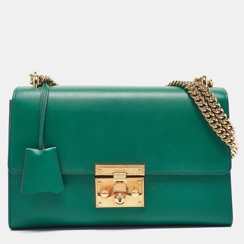 Leather Medium Padlock Shoulder Bag - Gucci - Modalova