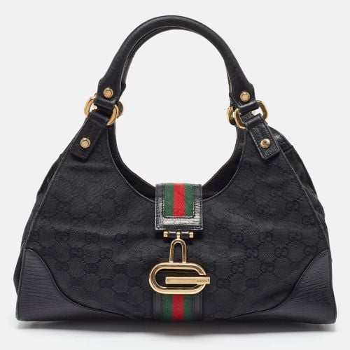 GG Canvas and Leather Junco Shoulder Bag - Gucci - Modalova