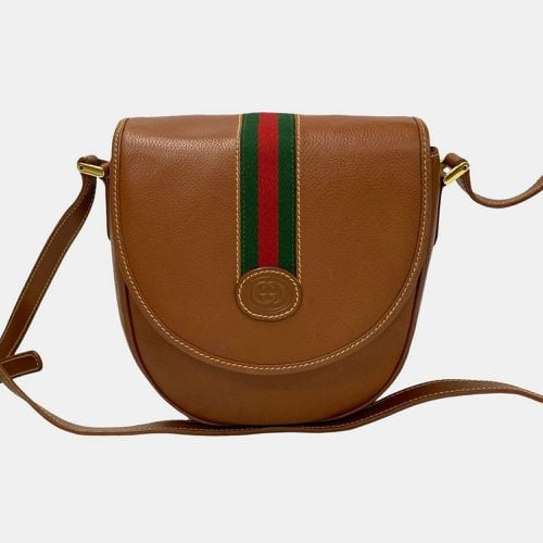 Leather Sherry Line GG Shoulder Bag - Gucci - Modalova