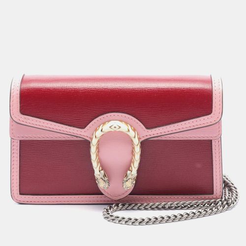 Leather Leather Dionysus Super Mini Shoulder Bag - Gucci - Modalova