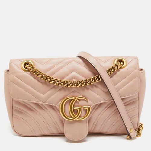 Matelassé Leather Small GG Marmont Shoulder Bag - Gucci - Modalova