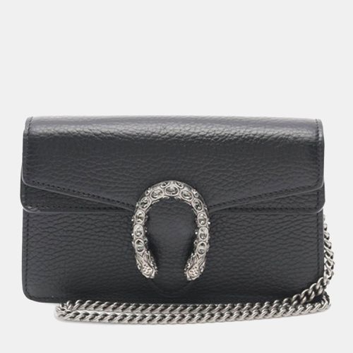 Leather Super Mini Dionysus Crossbody Bag - Gucci - Modalova