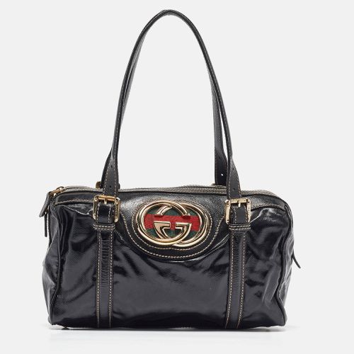 Coated Fabric Britt Boston Bag - Gucci - Modalova