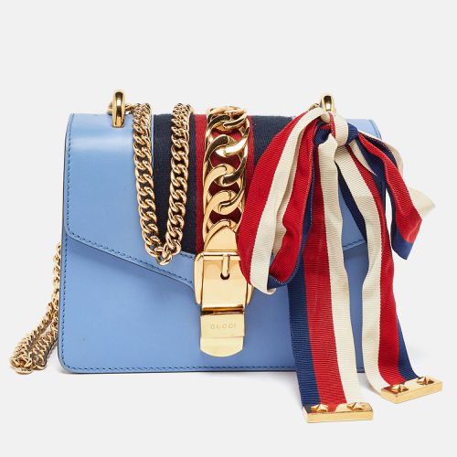 Leather Small Sylvie Chain Shoulder Bag - Gucci - Modalova