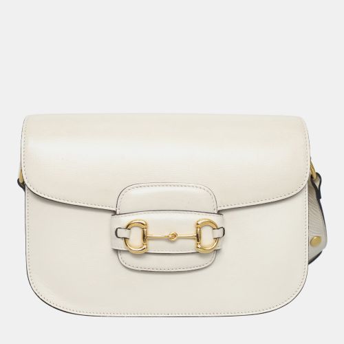Leather 1955 Horsebit Shoulder Bag - Gucci - Modalova