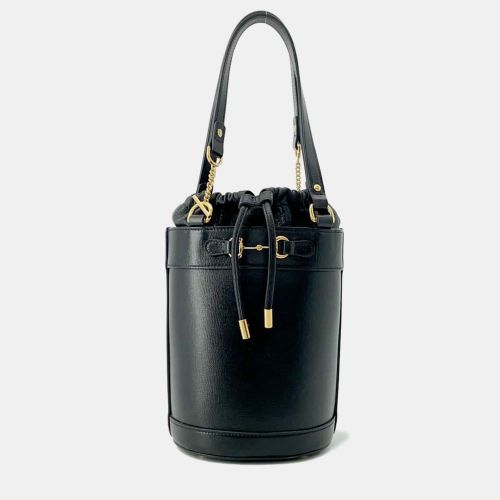 Leather Horsebit 1955 Bucket Bag - Gucci - Modalova