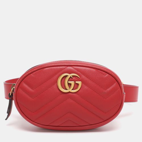 Matelassé Leather GG Marmont Belt Bag - Gucci - Modalova