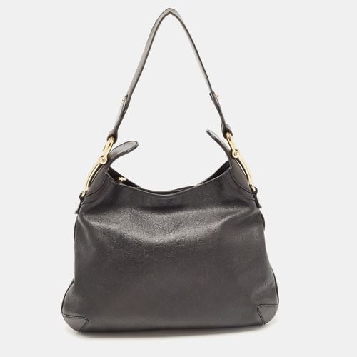 Ssima Leather Pelham Horsebit Hobo - Gucci - Modalova